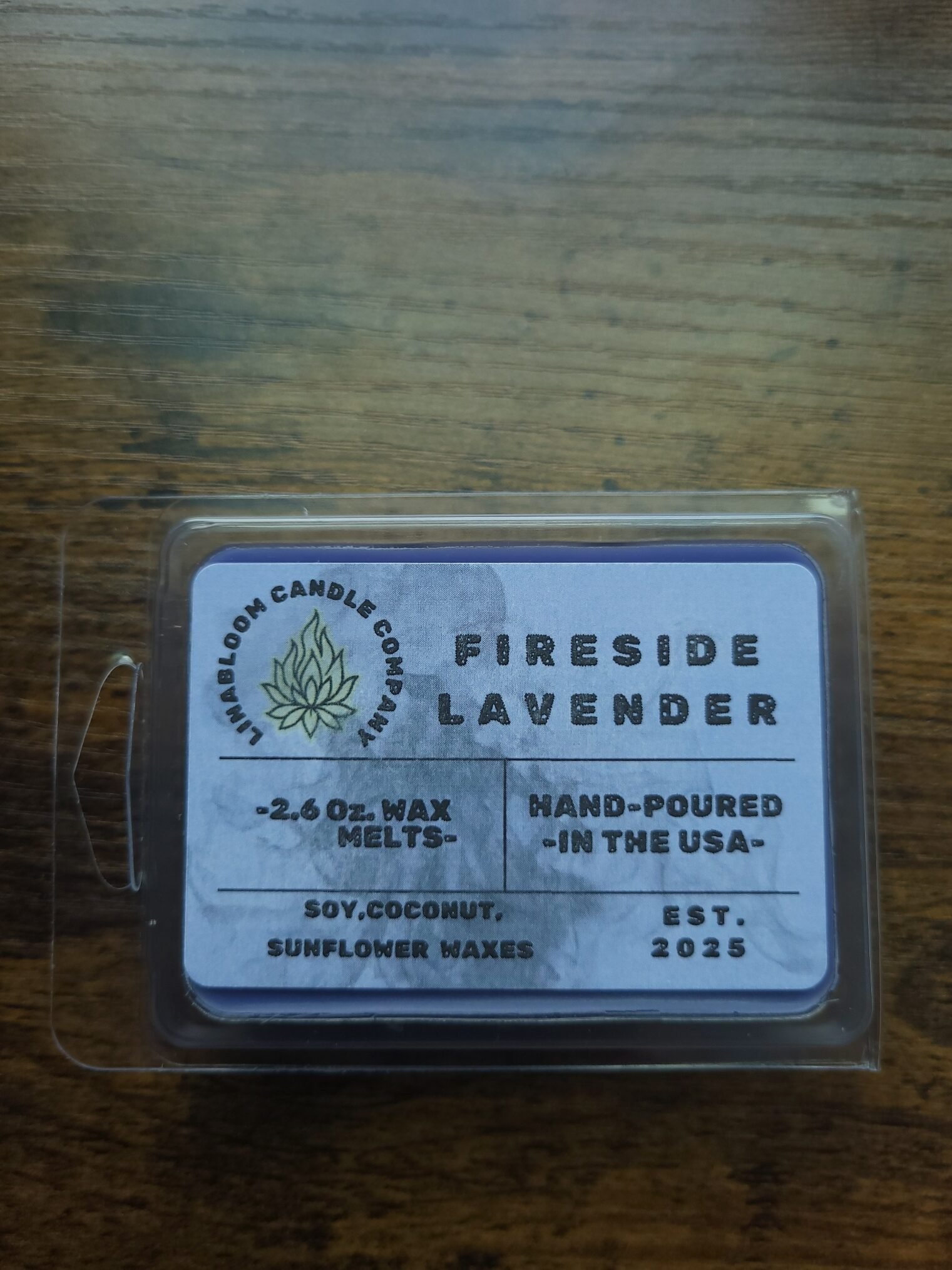 Fireside Lavender Wax Melts 2.6 Ounce Clamshell