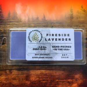 Fireside Lavender Wax Melts 1.5 Ounce Snap-bar