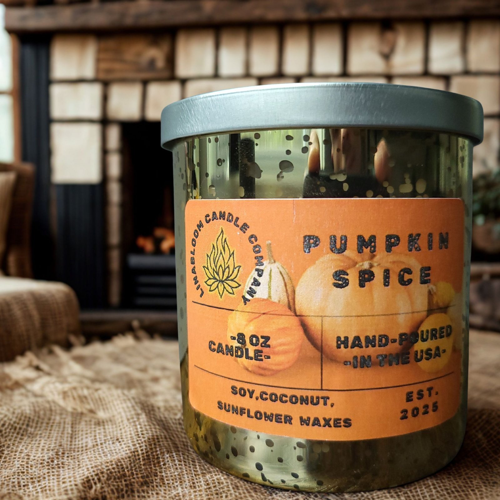 Pumpkin Spice 8 Ounce Candle
