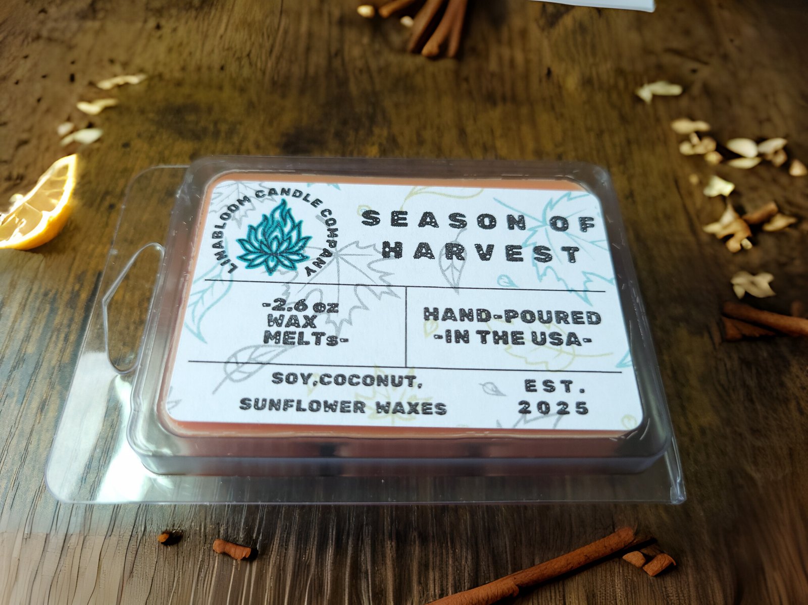 Season Of Harvest Wax Melts 2.6 Ounce Clamshell