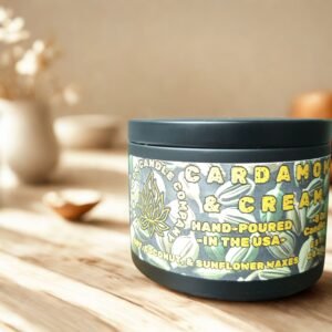 Cardamom & Cream 8 Ounce Candle