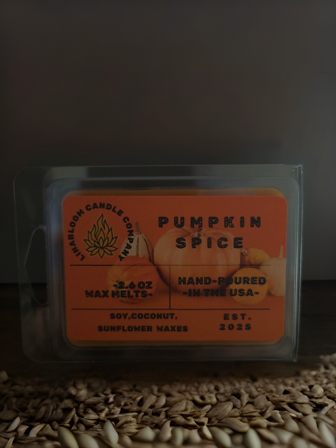 Pumpkin Spice Wax Melts 2.6 Ounce Clamshell