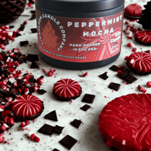 Peppermint Mocha 8oz candle